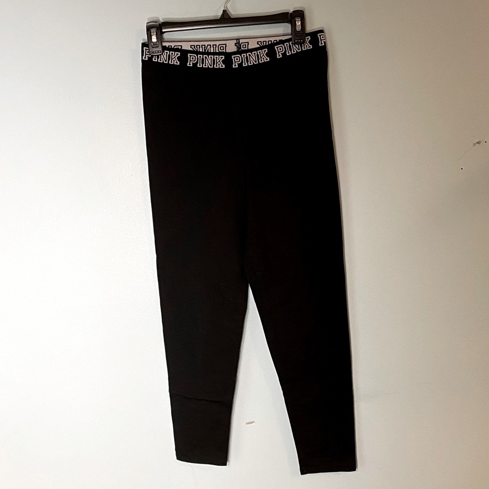 Victoria’s Secret PINK Leggings SZ L Black
